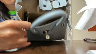 Unboxing Hermes birkin 25 verso