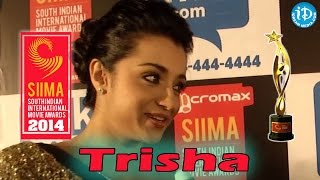 Trisha Speaks About Her Career  At SIIMA 2014