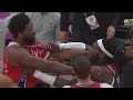 Joel Embiid Scuffle With Harrell 36 Pts! 2021 NBA Season