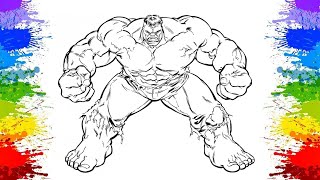 🌟 Coloring Page Hulk 🌟
