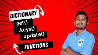 python dictionary get|keys|update functions in hindi #pythondictionary #avitsupaul