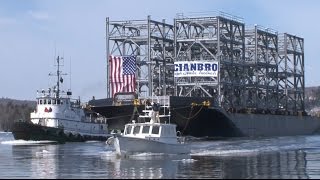 Delivering Cianbro Modules Aboard the Emma Foss