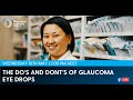 Do's and dont's of glaucoma eye drops | Live Q&A with Pharmacist Khanh Nguyen | Glaucoma Australia