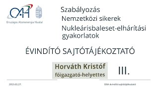 OAH Évindító Sajtótájékoztató III.