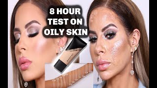 MORPHE FOUNDATION REVIEW | WEAR TEST | SWATCHES | FLUIDITY THE TRUTH oily SKIN