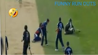 Top10 funny run outs,Top10 bizarre run out ,funny run outs,top10 funny run outs in cricket history.