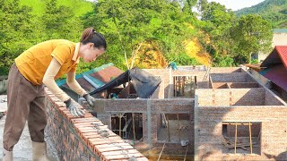 Build A House Worth $40K: Solid Concrete Columns and Solid Brick Walls - Resilient Girl