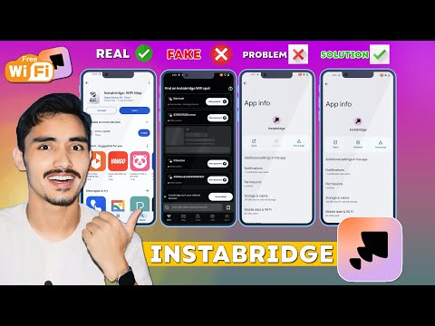 Cómo usar y desinstalar la aplicación INSTABRIDGE | Aplicación Instabridge real o falsa | Mostrar contraseña de wifi