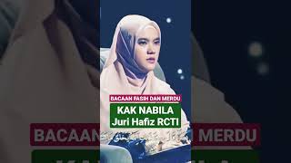 Bacaan Fasih dan Merdu Kak Nabila - Juri Hafiz Indonesia RCTI #hafizindonesia #2023