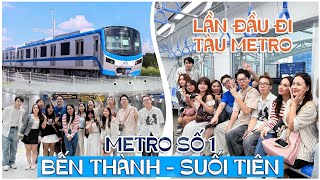 Lần đầu đi tàu Metro số 1 Bến Thành - Suối Tiên: chưa đến 30 phút, ngắm trọn view SG cực xịn!!!