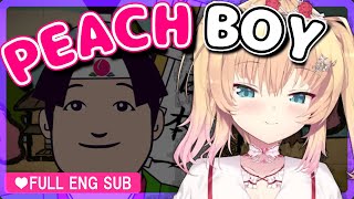 HAACHAMA reads aloud PEACH BOY Animation🍑 Most Famous Japanese FolkTales👹