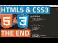 HTML5 and CSS3 beginner tutorial 44 - Final Video