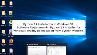 Python 2.7 Installation in Windows 10