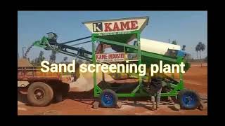 Kame Sand screening plant.