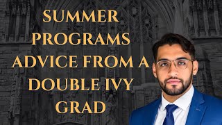 How to get into Prestigious High School Summer Programs