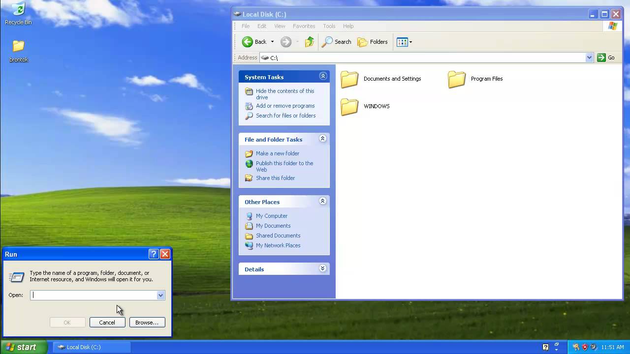 Email-Worm.Win32.Brontok - YouTube