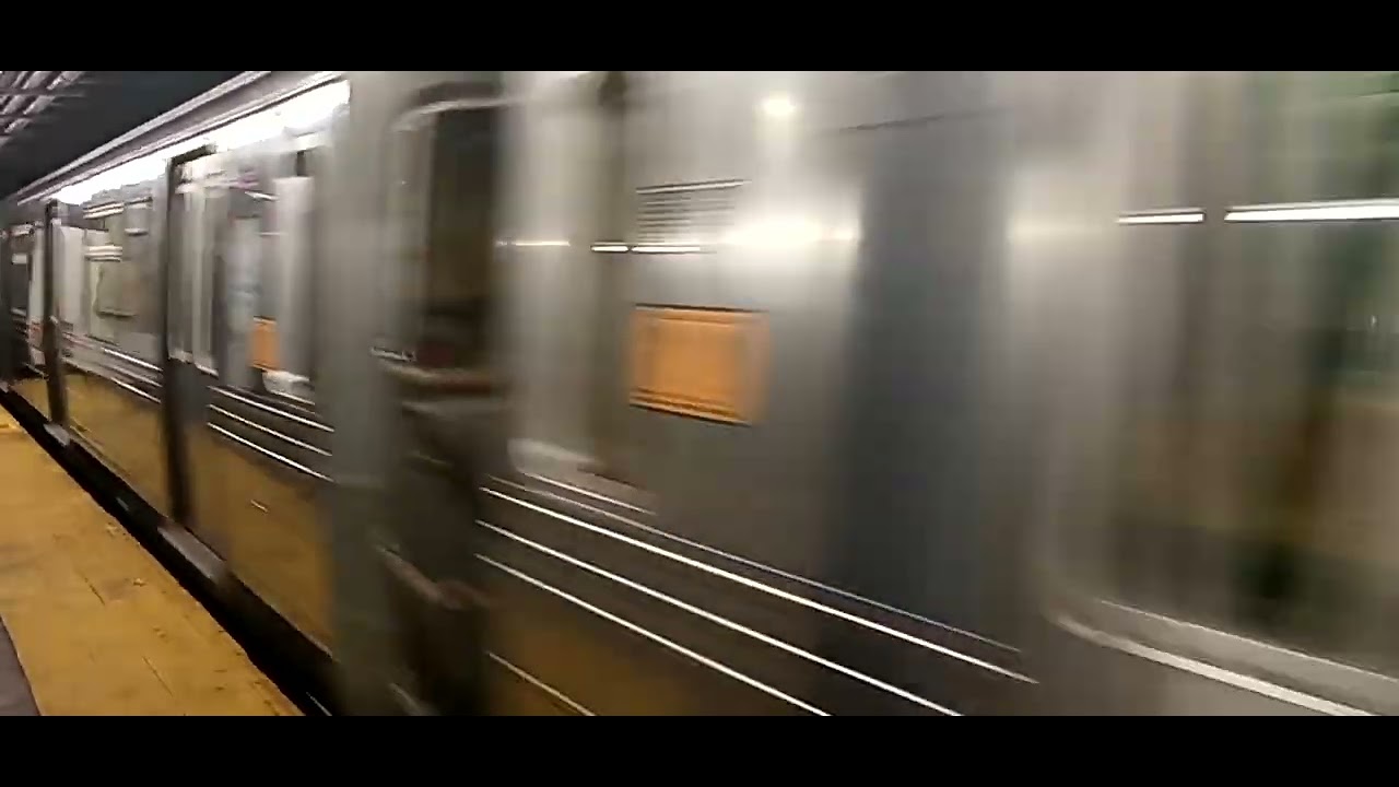 Brooklyn Bound B Train (R68A) Departs Fordham Road - YouTube