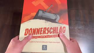 Donnerschlag: Escape from Stalingrad (VUCA) - Unboxing and First Impressions