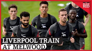 Liverpool train at Melwood ahead of Leeds United opener | Klopp, Salah, Henderson