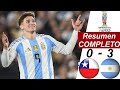 Argentina vs Chile 3-0 Resumen Y Goles| ELIMINATORIAS CONMEBOL 2026FECHA 7