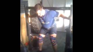 510kg (1124lb) yoke squat.