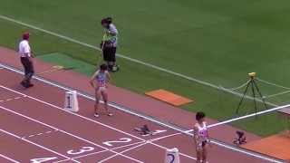 関東インカレ２０１３　女子1部 ４００ｍ 決勝：鳥原早貴選手（青山学院大学）優勝