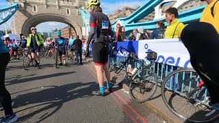 RideLondon-Essex 100 – 2022 – 4K – Tower Bridge Finish Line