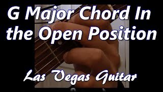 How to Make a G Major Chord in the Open Position