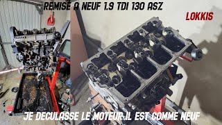 Je Déculasse le Moteur il est Comme Neuf - Rebuild 1.9 TDI 130 ASZ