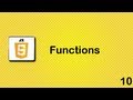 Javascript beginner tutorial 10 - functions with parameters