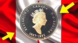 MOST VALUABLE RARE CANADIAN COMMEMORATIVE COINS WORTH MONEY year 1992