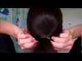 HOW TO easy CHIGNON bun 60's volume style RETRO hair (2012 2013)