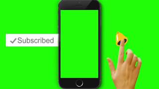 Green Screen Intro iPhone templates with Bell ICON Subscribe my Channel