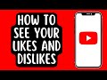 How to See Your Likes and Dislikes on Youtube App