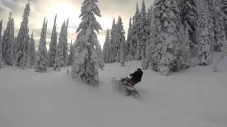 Snowmobiling at Grizzly Lodge