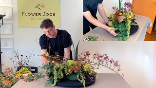 How To Make A FOAM FREE Autumnal Flower Arrangement