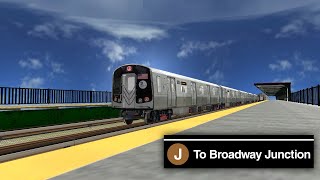 OpenBVE Preview ᴴᴰ ⁶⁰ᶠᵖˢ - R179 J Train Cab Ride to Broadway Junction + Download Link