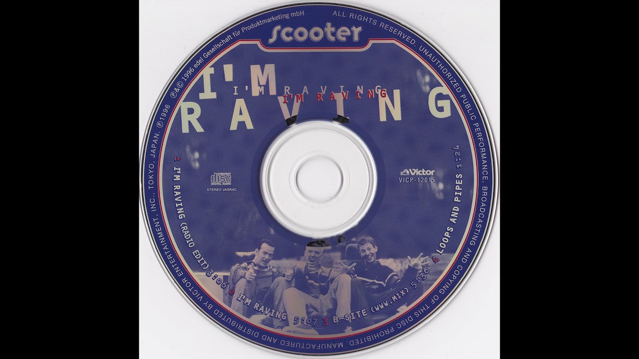 Scooter I M Raving Radio Edit Remixed By Switch Back Youtube Music