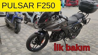 Bajaj Pulsar F250 ilk bakım - Pulsar F 250 tanıtım motovlog - Pulsar N250