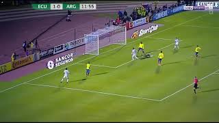 Lionel Messi vs Ecuador - Ecuador vs Argentina 1-3 (11-10-2017)