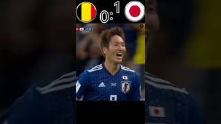 2018 World Cup Belgium vs Japan #vibe #football #shorts