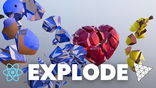 Mesh Explosion Effect - React Three Fiber Tutorial