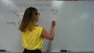 Density as a Conversion Factor