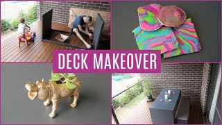 DIY BALCONY MAKEOVER ON A BUDGET | EXTREME BALCONY TRANSFORMATION | BUDGET BALCONY DECORATE WITH ME