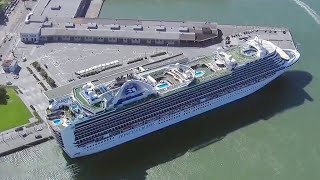 Cruise ship with punctured hull remains in San Francisco through weekend