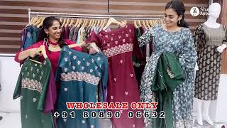 LATEST THREE PIECE COLLECTION SHARATH APPARELS WHOLESALE