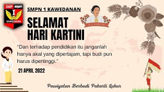 SMPN 1 KAWEDANAN Memperingati Hari Kartini 21 April 2022