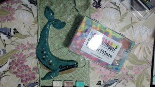 JANE DAVENPORT FINKER PAINTS STAMP PAD~MERMAID JOURNALING