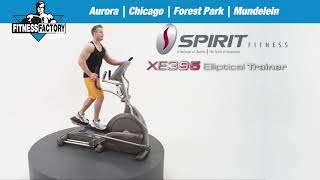 Spirit Fitness XE395 Elliptical at FitnessFactory.com