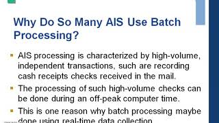 Batch vs Real time Processing